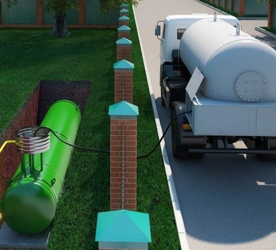 Заправка газгольдера